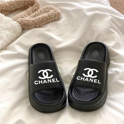 【Shoes】美脚厚底スリッパサンダル T01526