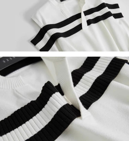 【Tops】シンプル肩見せニット    W13969