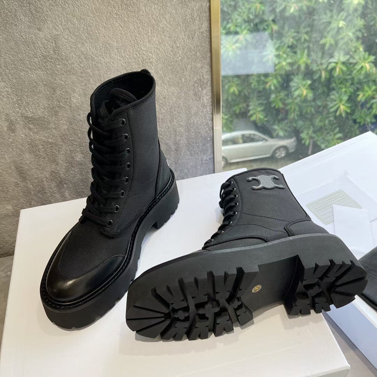 【Shoes】気質エンジニアブーツ　W14680