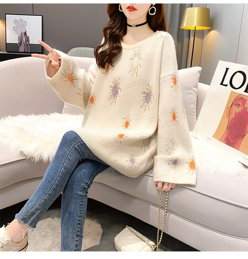 【tops】定番シンプルスウィートセーターフード付き合わせやすい3色