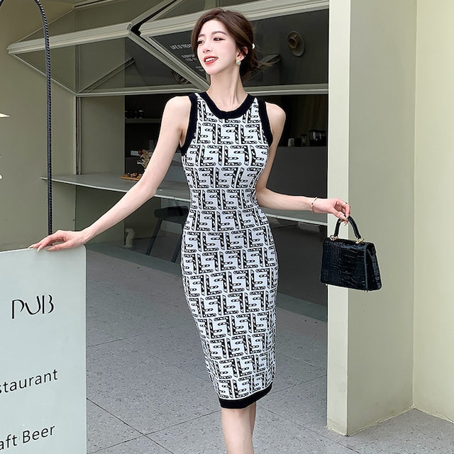 【Dress】新作アイテム～ニットタイトキャミワンピース　　Ｗ11759