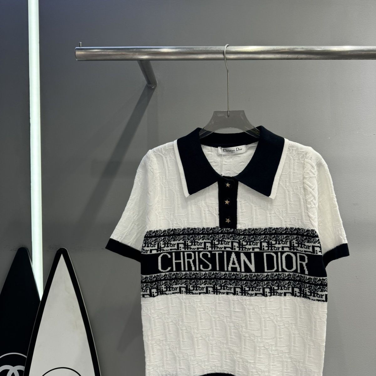 【Tops】POLOネックTシャツ T01443