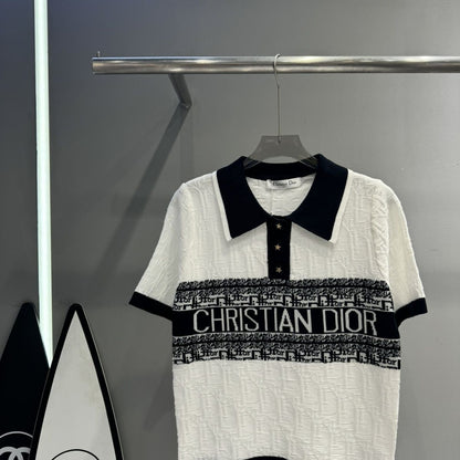 【Tops】POLOネックTシャツ T01443