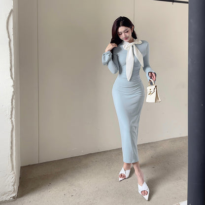 【Dress】リボンデザインワンピース　W13804