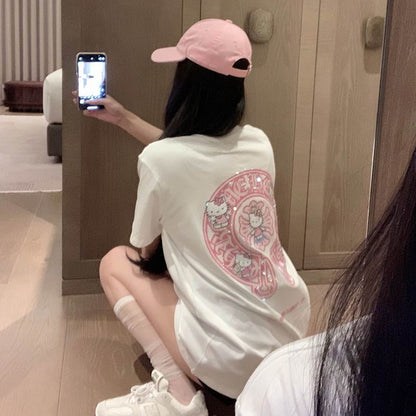 【Tops】キャラクターTシャツ T01633