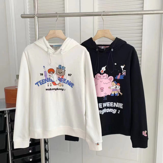 【tops】プリントフーディー　M21403