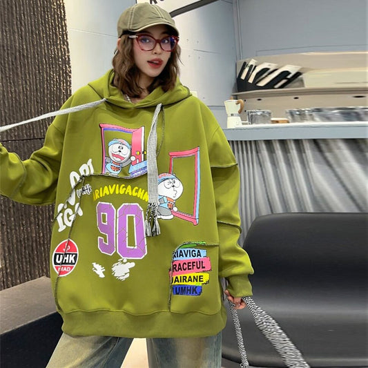 【tops】プリントビッグフーディーG19791