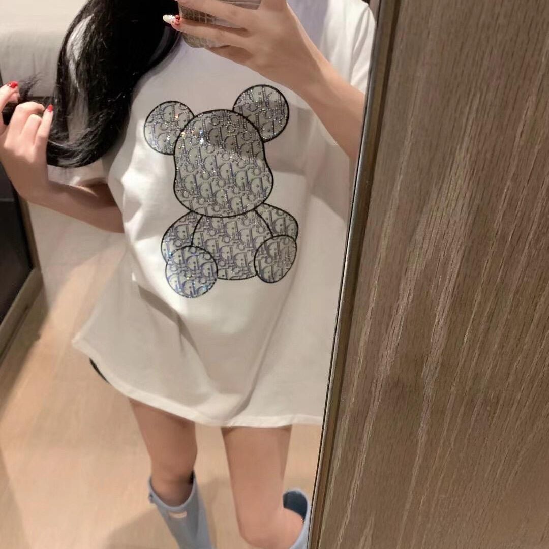 【Tops】ホットダイヤモンドTシャツ T01629