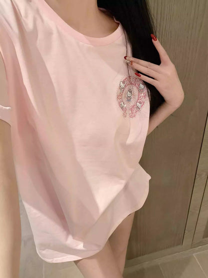 【Tops】キャラクターTシャツ T01633