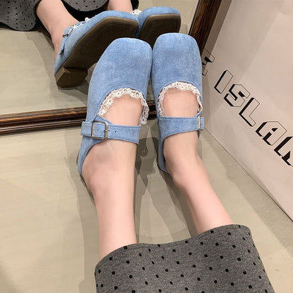 【Shoes】レース切り替えビルケンシュトック T01640