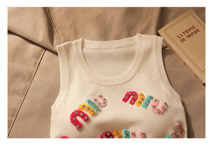 【Tops】2色展開タンクトップ T01420