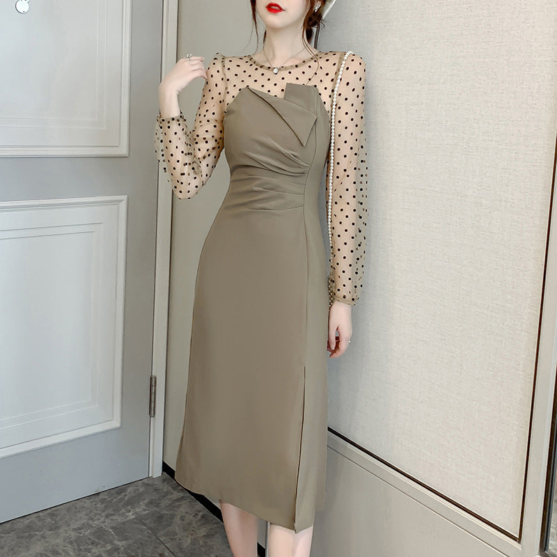【Dress】2色展開フェミニンワンピース　Z8213