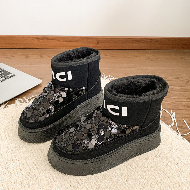 【Shoes】3色選択可ショートブーツ　 Ｗ14721