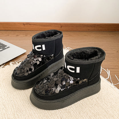 【Shoes】3色選択可ショートブーツ　 Ｗ14721