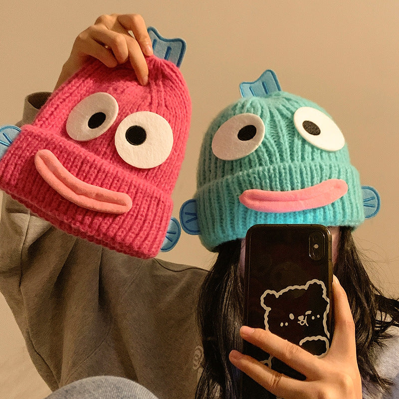 【雑貨】可愛い小顔効果ニット帽子 T01145