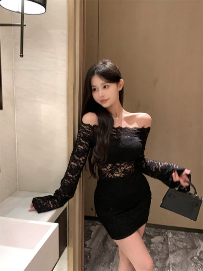 【Dress】レースワンピース2色　Z8154