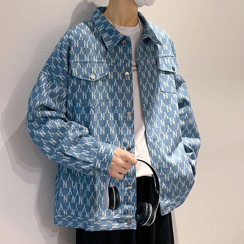 【Mens】ゆったり春秋デニムシャツ　Z7255