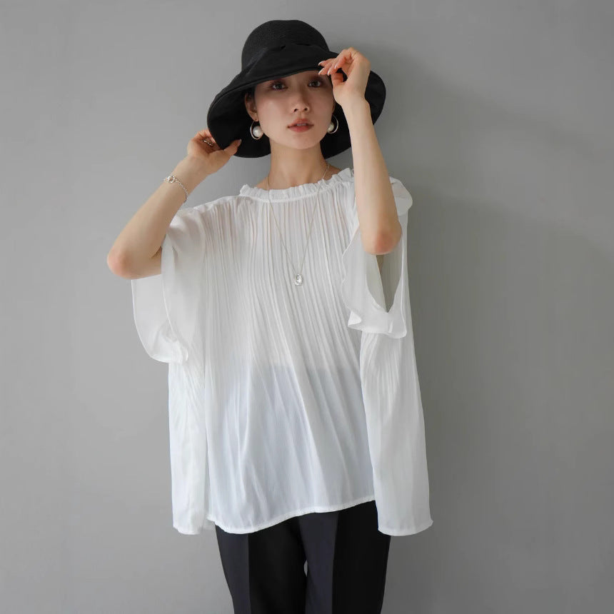 【Tops】夏ぴったり薄いTシャツ T01681
