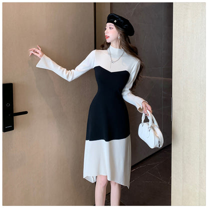 【Dress】新作アイテム～切り替えデザインニットワンピース　W9571