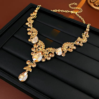 【雑貨】ピアス+ネックレスセット   W14362