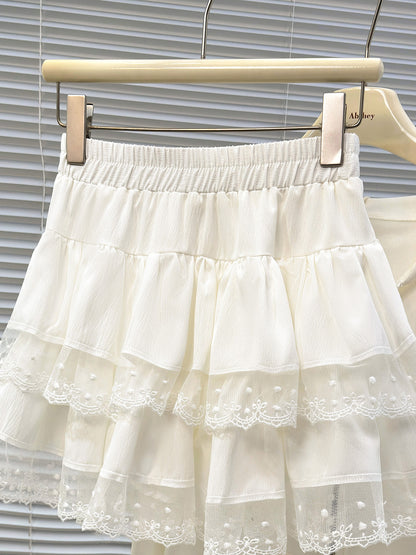 【Bottoms】レーススカート T01668