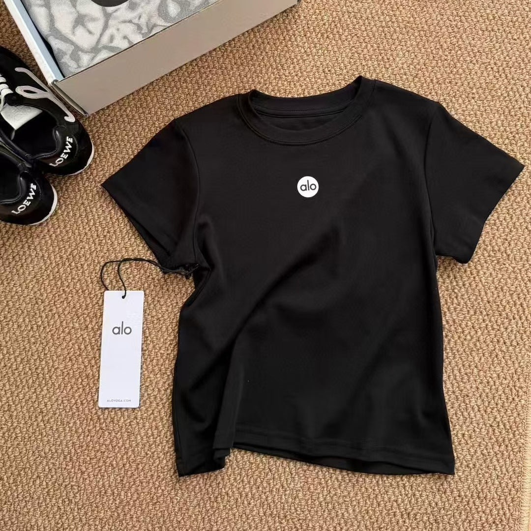 【Tops】春夏ラウンドネックTシャツ T01540