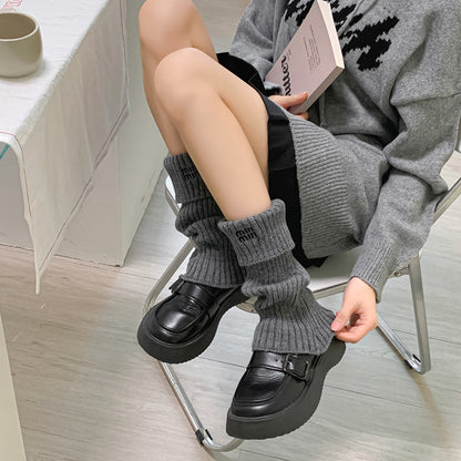 【雑貨】ニット長い靴下　W14498