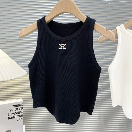 【Tops】ニットタンクトップ    W10831