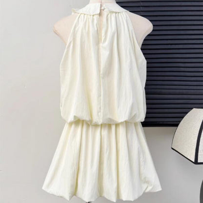 【Dress】フェイクツーウェイ ハイネックワンピース T01845