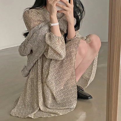 【Dress】花柄ワンピース T01380