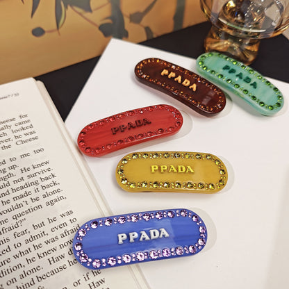 【雑貨】キラキラ多色ヘアクリップ T01863