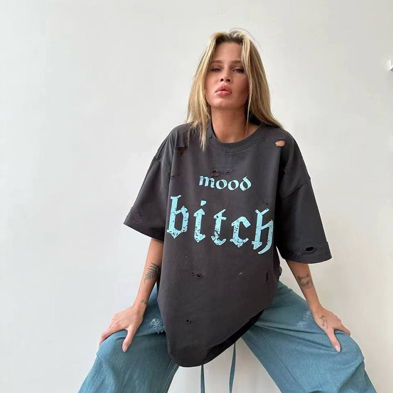 【Tops】プリントTシャツ T01345