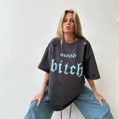 【Tops】プリントTシャツ T01345