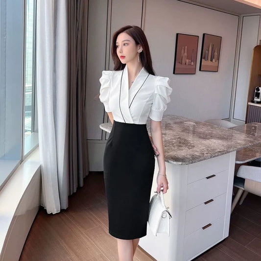 【Dress】タイトワンピース　Ｗ10822