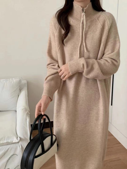【Dress】タートルネックワンピース　Z8387