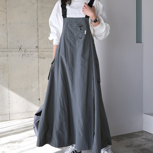 【Dress】デザイナーサスペンダードレス T01688
