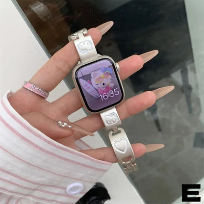 【雑貨】Apple Watchかわいいらしい金属製バンド T01777