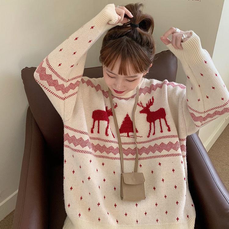 【Tops】クリスマスニットセーター　W14624