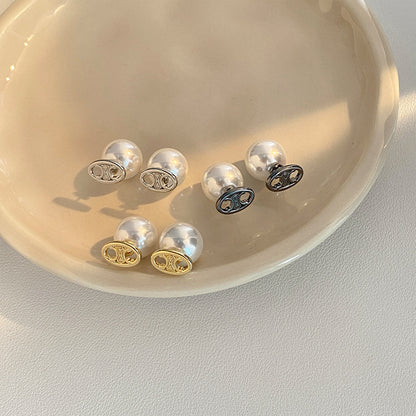 【雑貨】パールピアス3色　Z8186