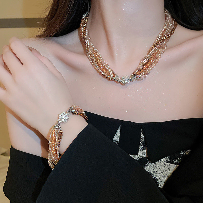【雑貨】ピアス+ネックレス　Ｗ14363