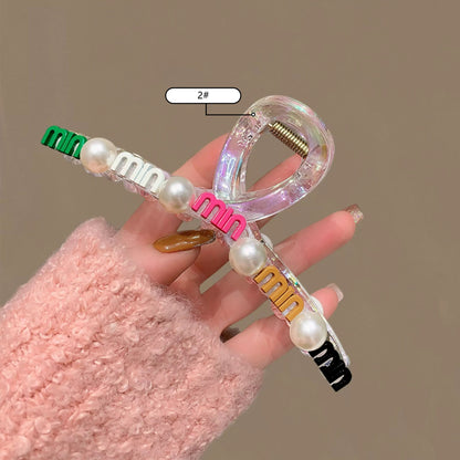 【雑貨】カラフルヘアクリップ　Z8285