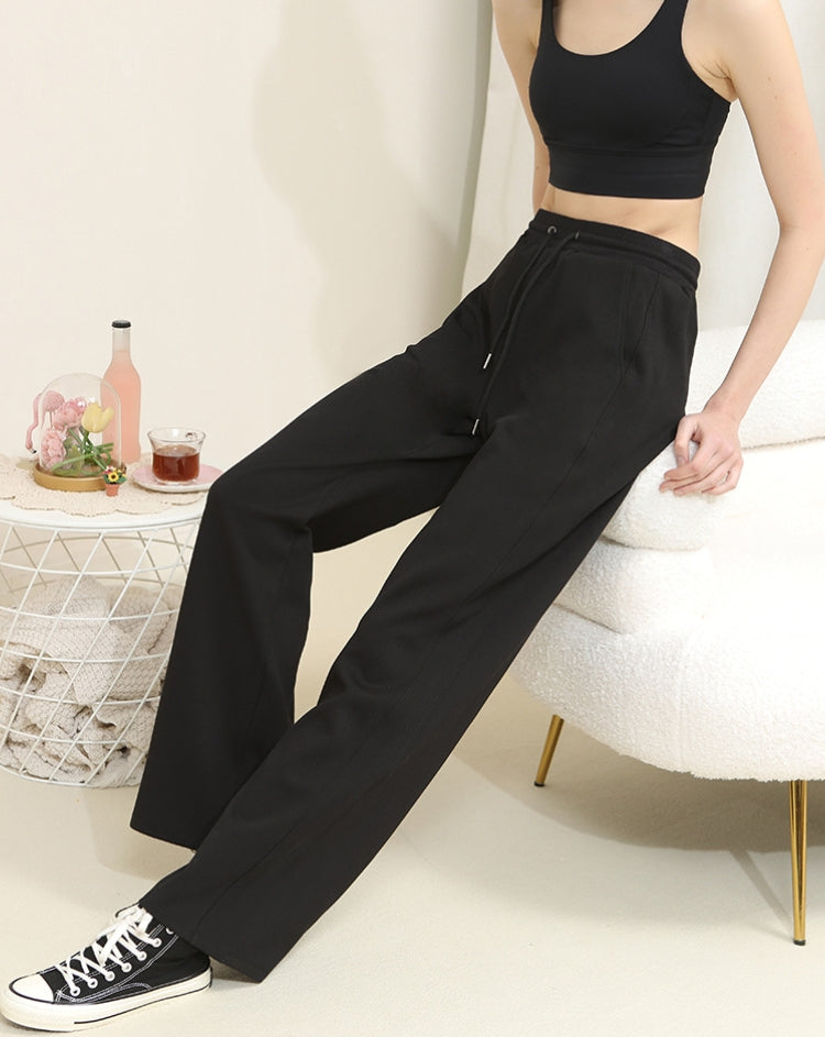 【Bottoms】ワイドレッグドローストリングパンツ T01662