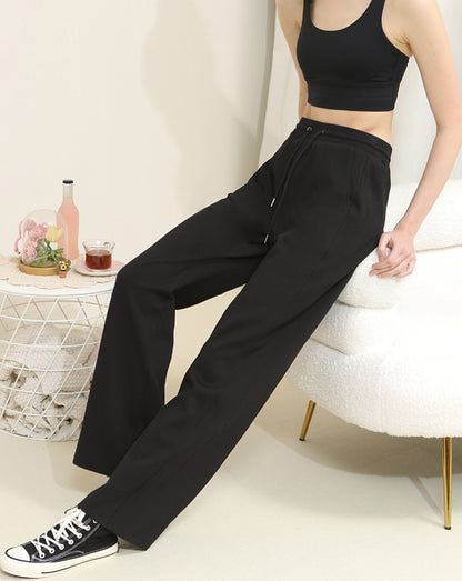 【Bottoms】ワイドレッグドローストリングパンツ T01662