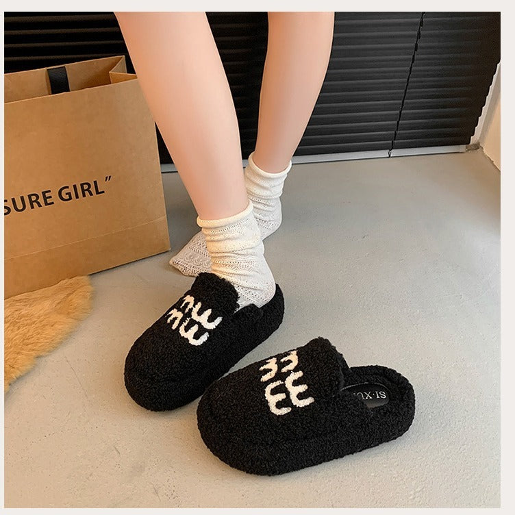 【Shoes】秋冬ファースリッパ　W14430