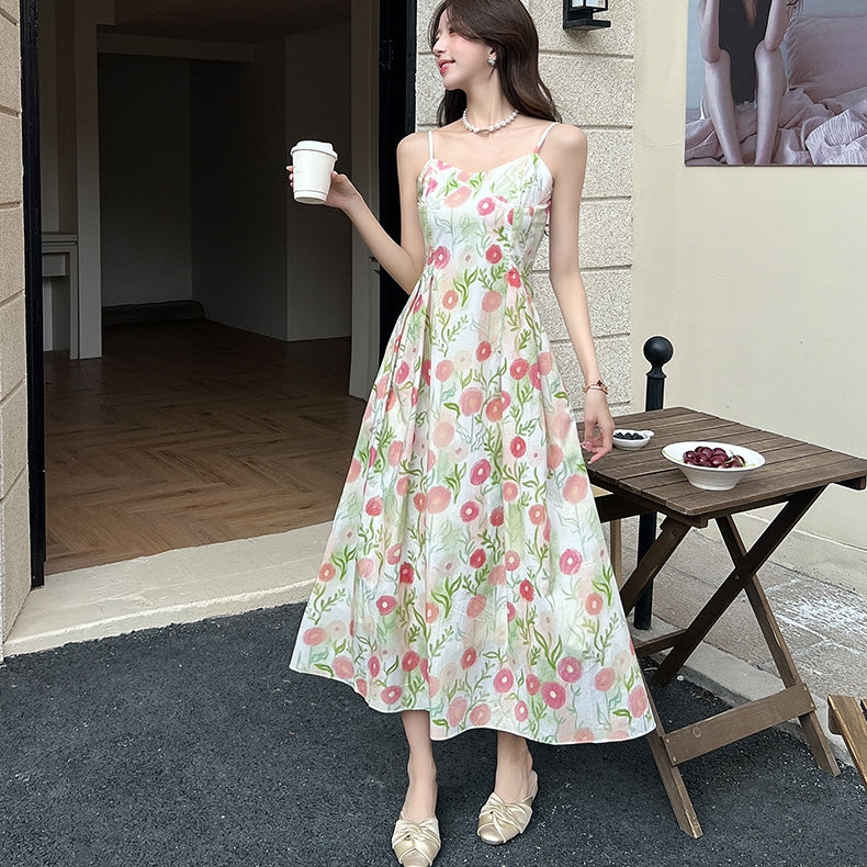 【Dress】花柄ワンピース T01611
