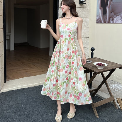 【Dress】花柄ワンピース T01611
