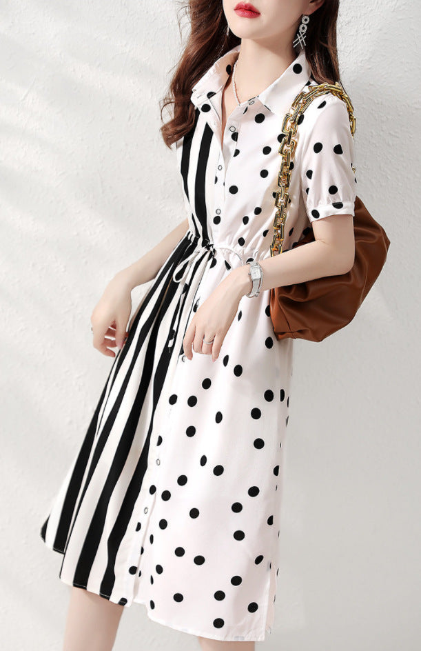 【Dress】新入荷シャツワンピース　Ｗ11589
