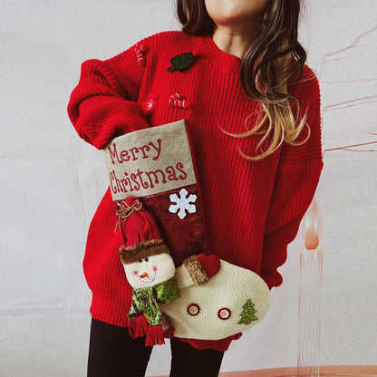 【Tops】クリスマスニットセーター　Ｗ14621