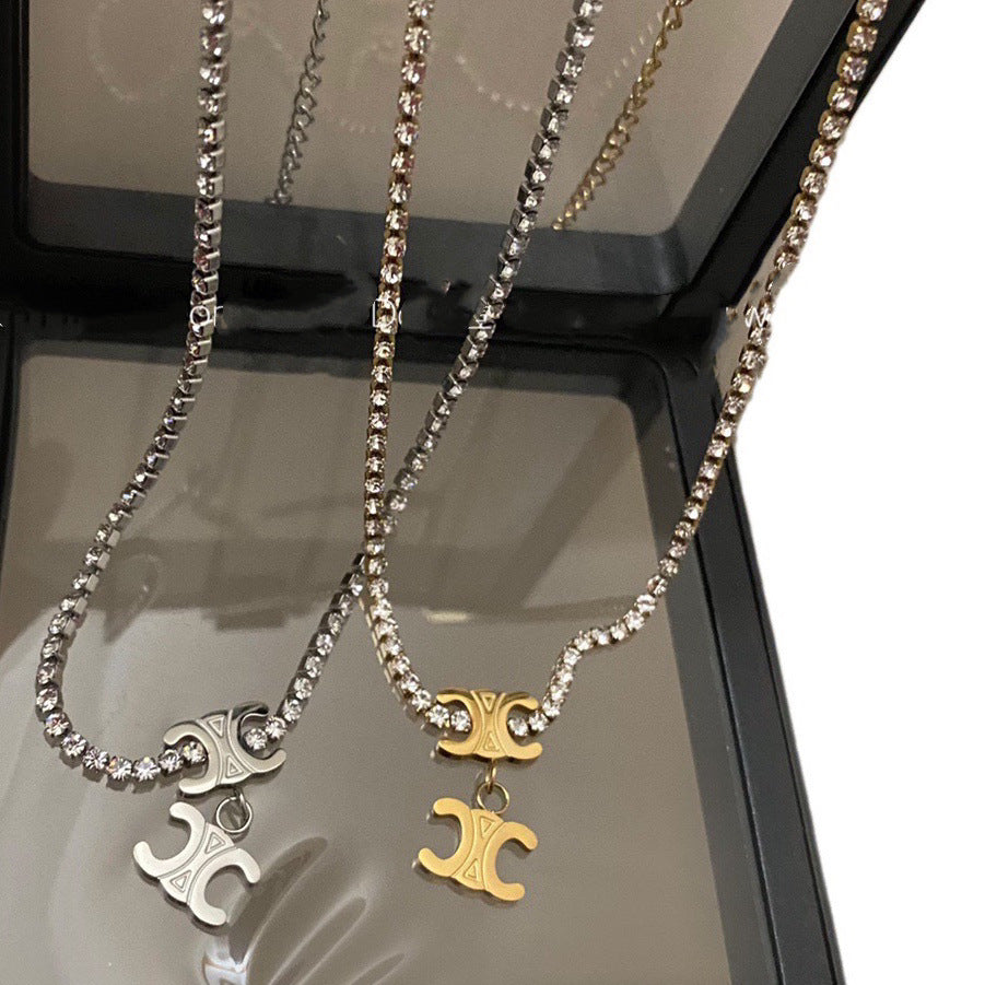 【雑貨】2色ネックレス　Z7896