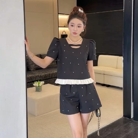 【Set】セットアップ　トップス + パンツ    W13089